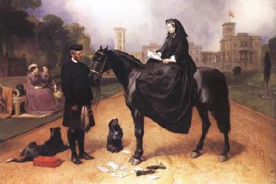 Sir Edwin Landseer Queen Victoria at Osborne House (mk25)